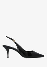 Black Suede Studio Decollete in Pelle Nero