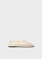 Odissi Ballerina Iris in Crochet Bianco