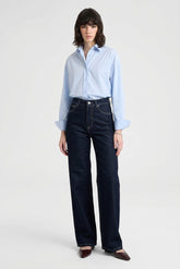 God Save Denim Jeans a Palazzo Selene Blu Scuro