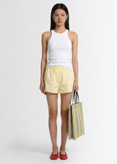 Amiya Short Britannia Giallo in Popeline