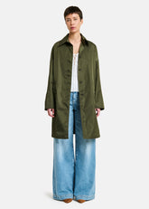 Gente Caban con Rever Verde Militare
