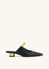 Jw Pei Mules Helena Intrecciate Nero