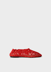 Odissi Ballerina Iris in Crochet Rosso