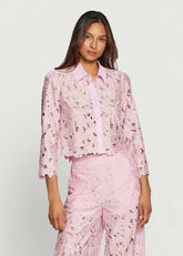 Generation Love Camicia Talsie in Pizzo Rosa