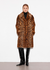 Cappotto Camille leopardato 61137907040200 STAND STUDIO