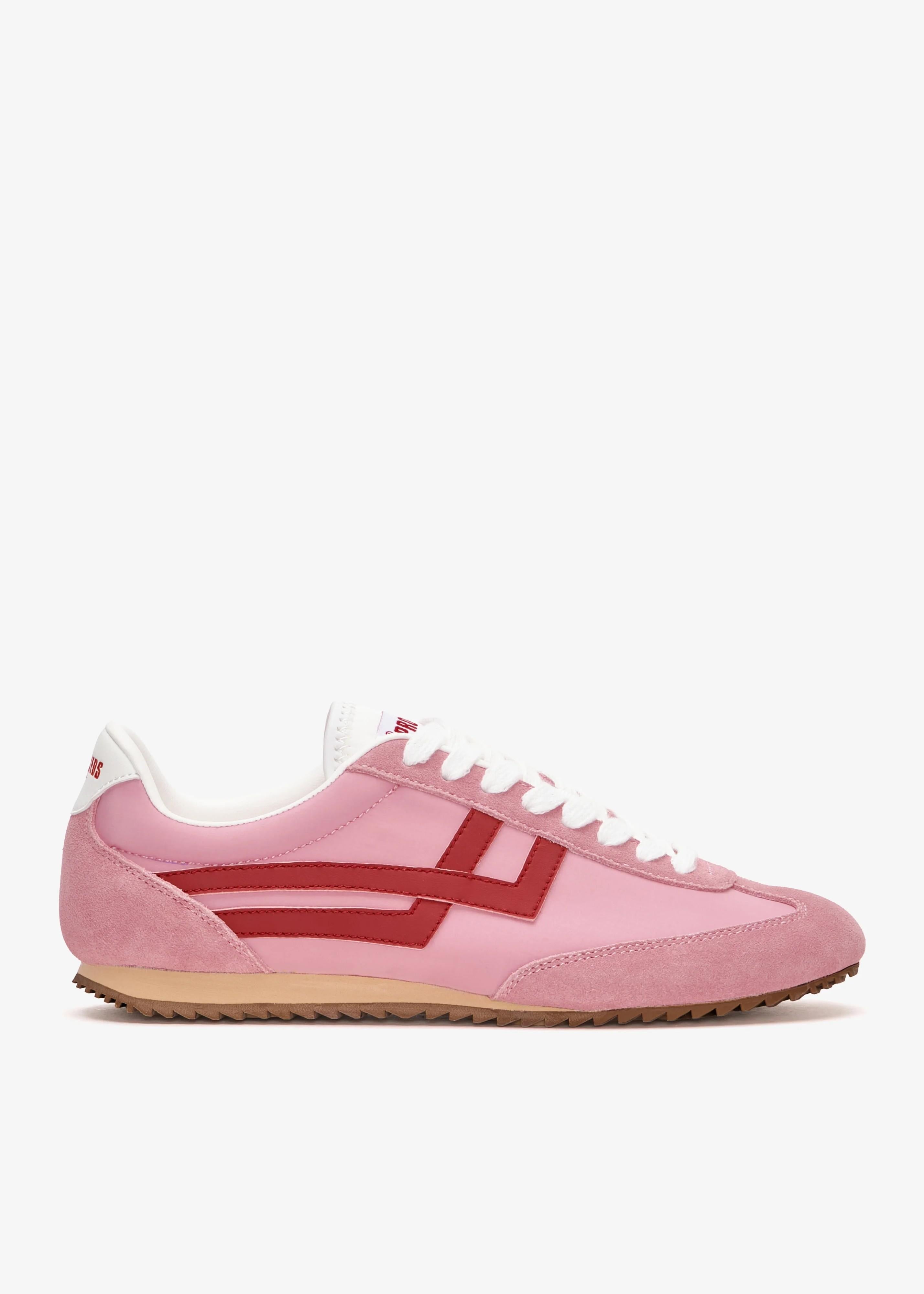 Sneakers Racer 77 in Nylon Rosa e Rossa R7226SLWNSPI00008 PRO KEDS