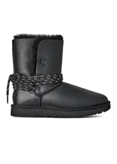 Sstivali Ugg Classic Bailey Tie Leather neri 1176090BLK UGG