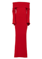 Abito Lungo monospalla in lana e cashmere 8605R10003 LES FILLES D'EVA