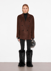 Giacca Naina marrone cioccolato 66602854677920 STAND STUDIO