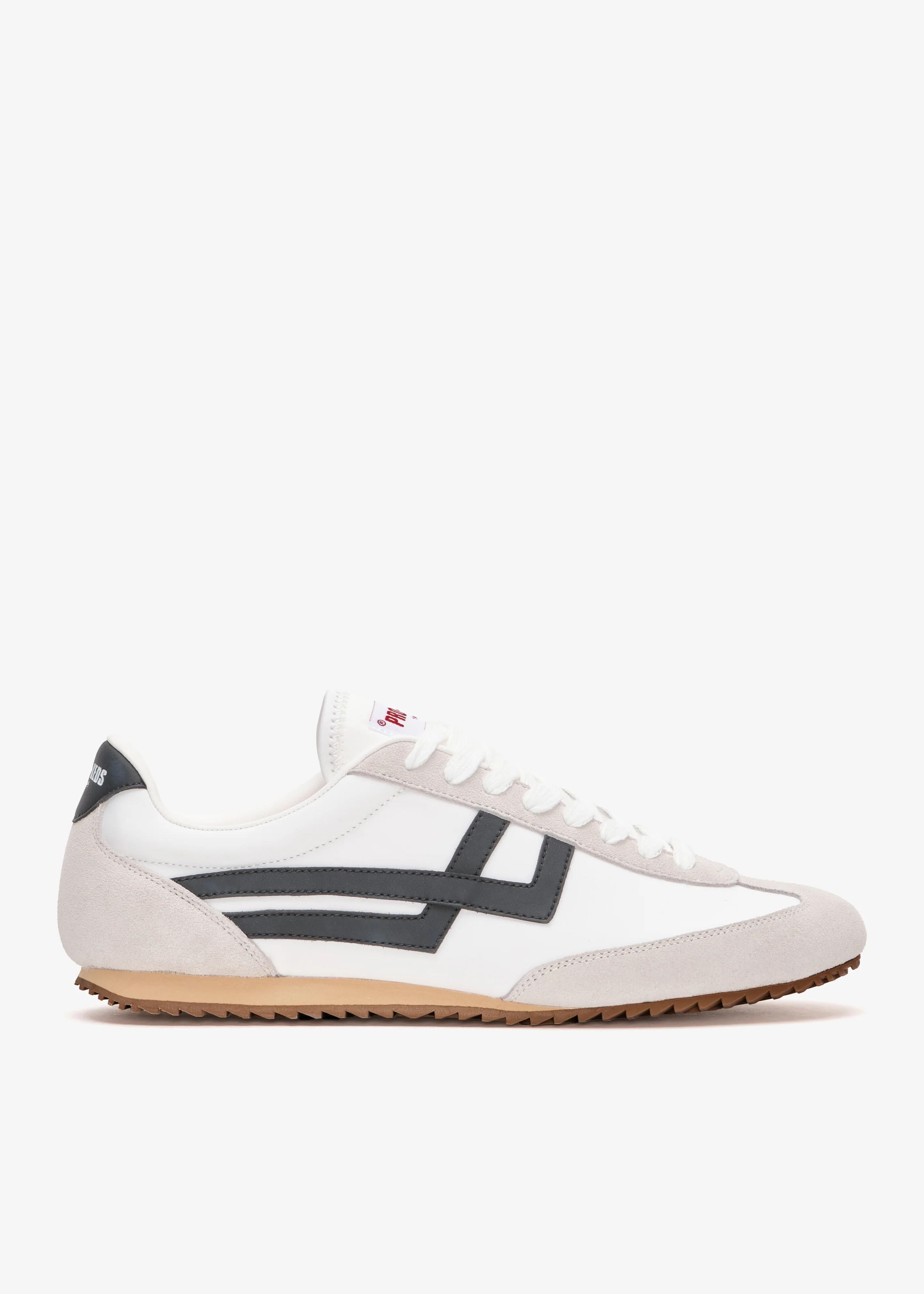 Sneakers Racer 77 in Nylon Bianca e Verde R7226SLWNSWH00004 PRO KEDS