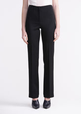 Pantaloni dritti classici neri PN02-23ROA1023999 GENTE