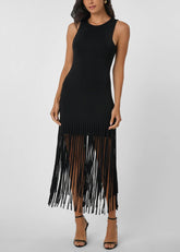 MiniAbito Racer con frange nero TC5100K009JET TOCCIN