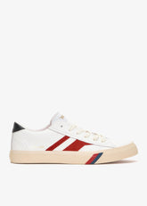 Sneakers Royal Classic in Pelle Bianca e Rossa RC226SLWLSWH00006 PRO KEDS