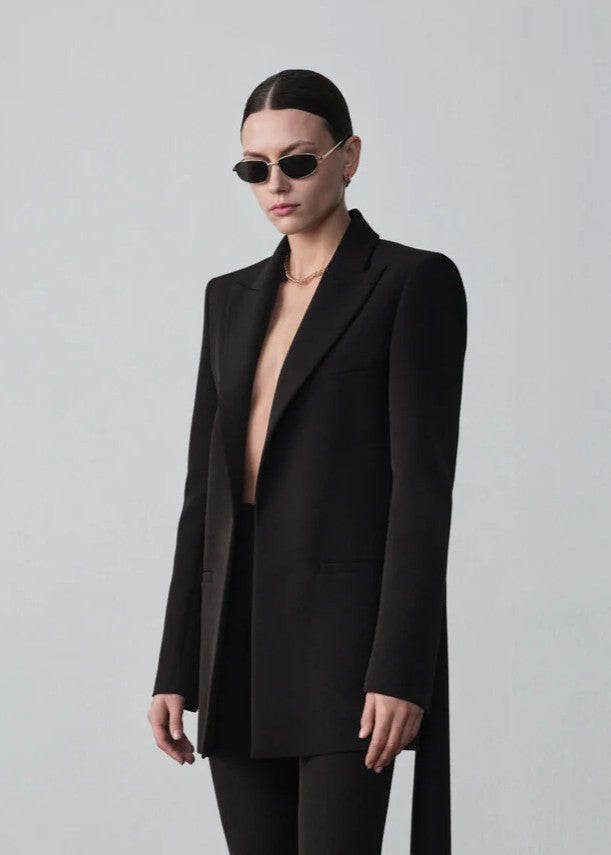 Daname Blazer Monopetto Sartoriale Sabrina Nero