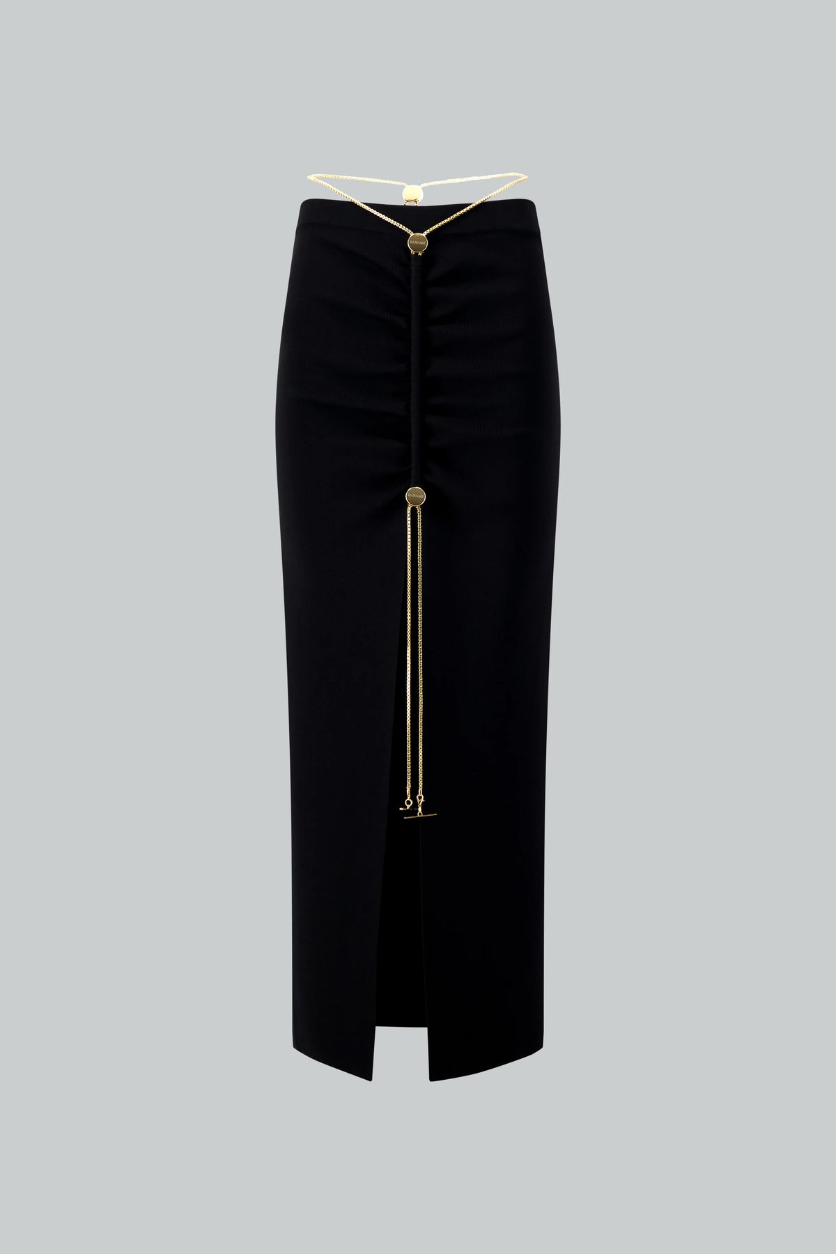 Daname Gonna Midi Ora Nera In Maglia