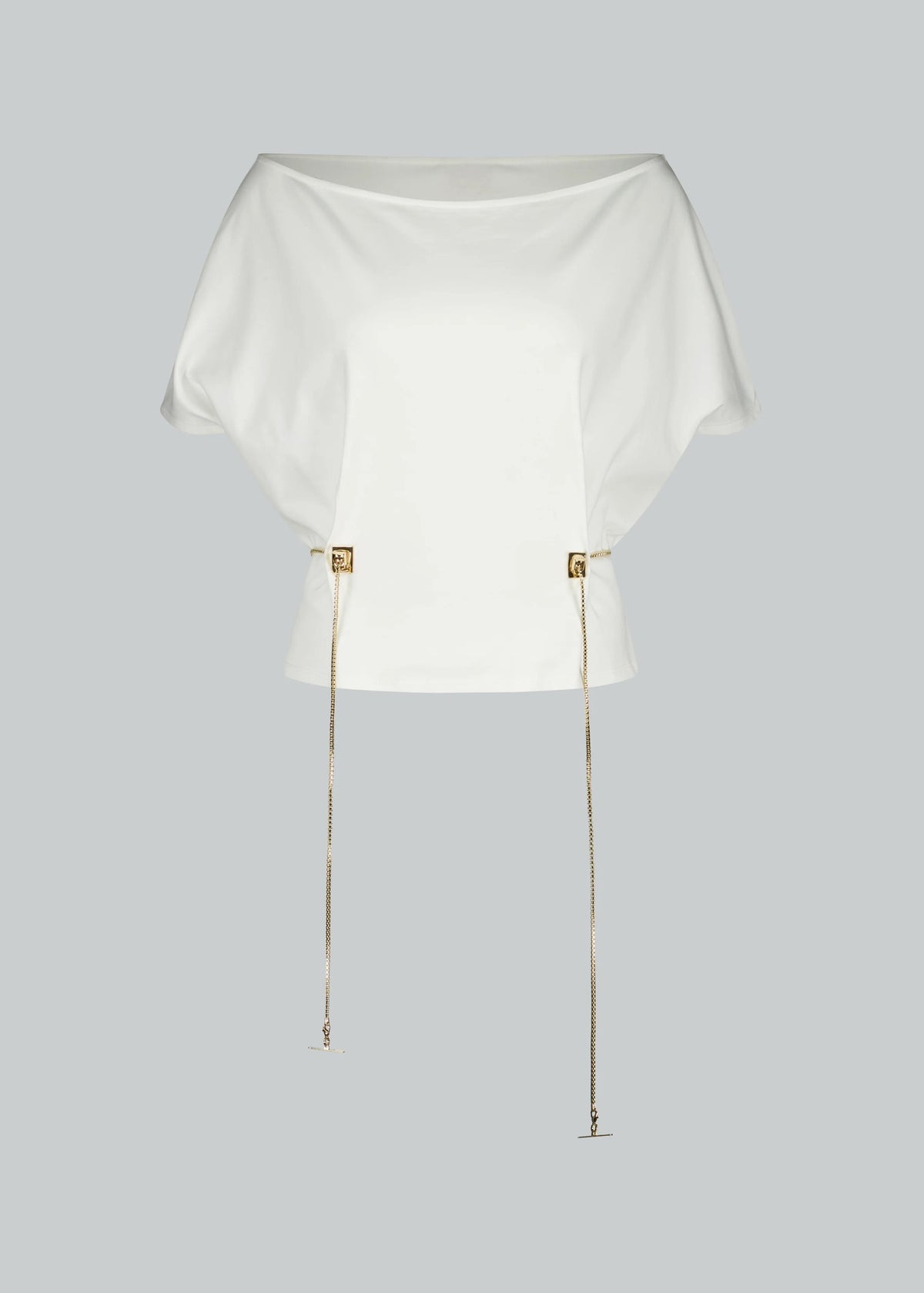 Daname Top Wendy Bianco con Spalla Scesa
