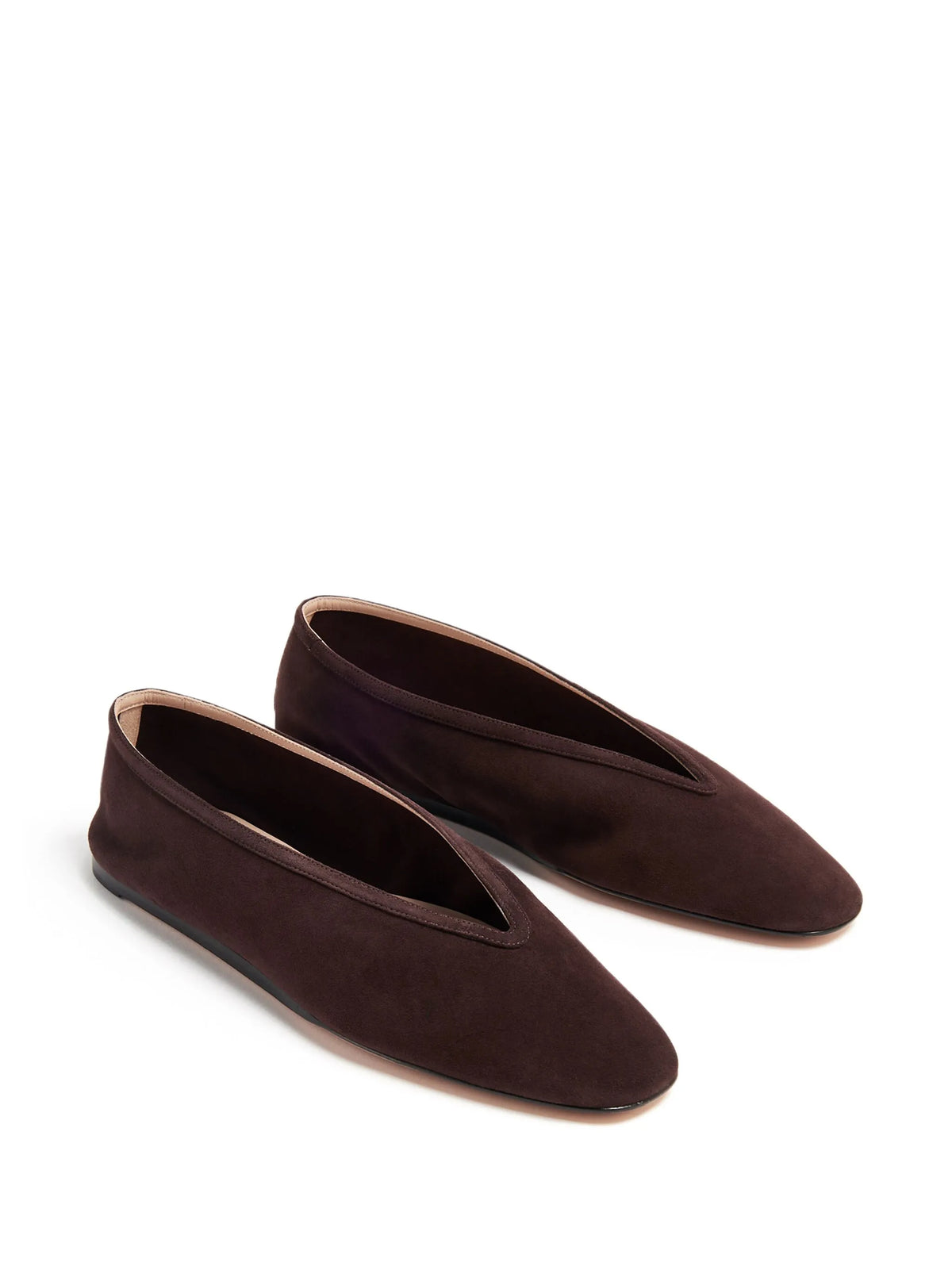 Le Monde Beryl Ballerine Luna Marroni In Suede
