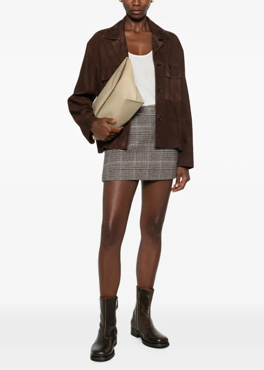 Ermanno Scervino Mini Gonna con Motivo Principe di Galles