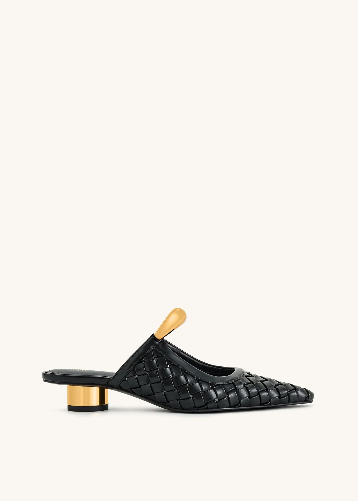 Jw Pei Mules Helena Intrecciate Nero