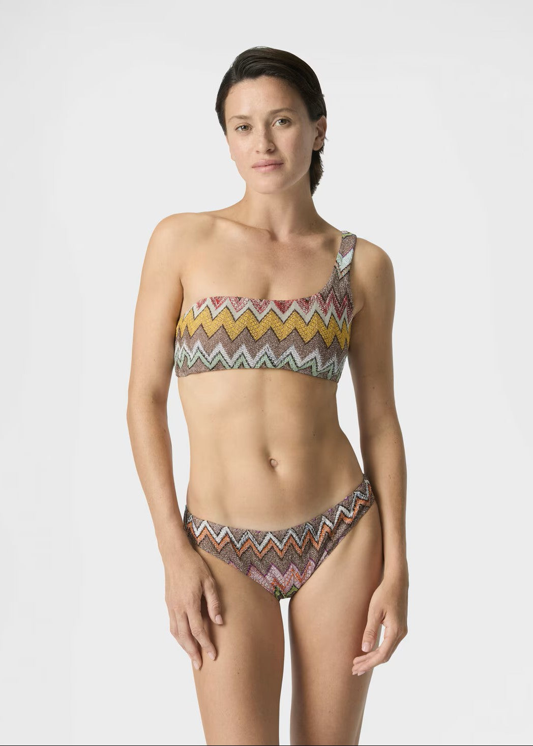 Missoni Bikini Monospalla Multicolore Scuro