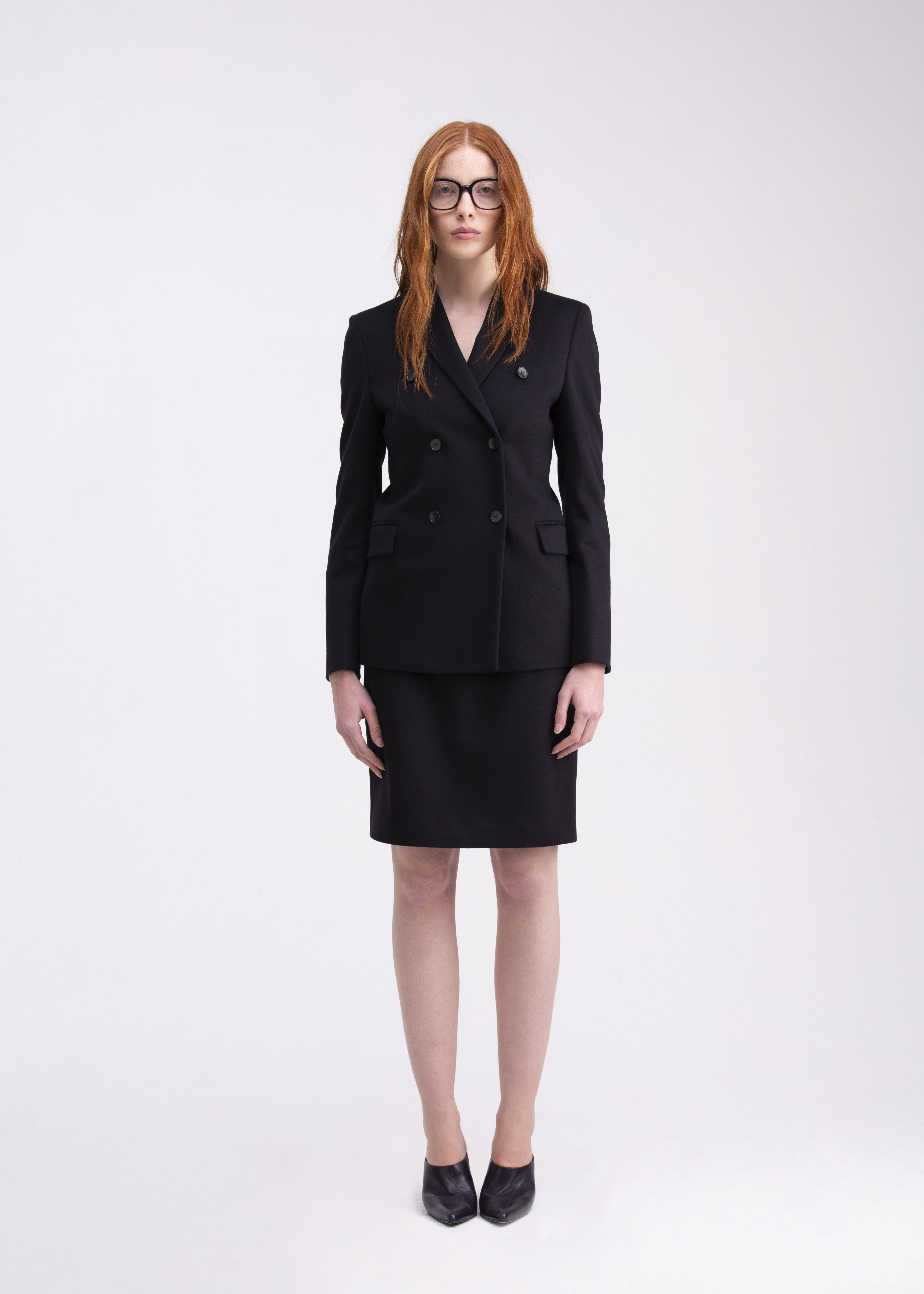 Gonna a tubino classica blu notte GN05ROA1012800 GENTE