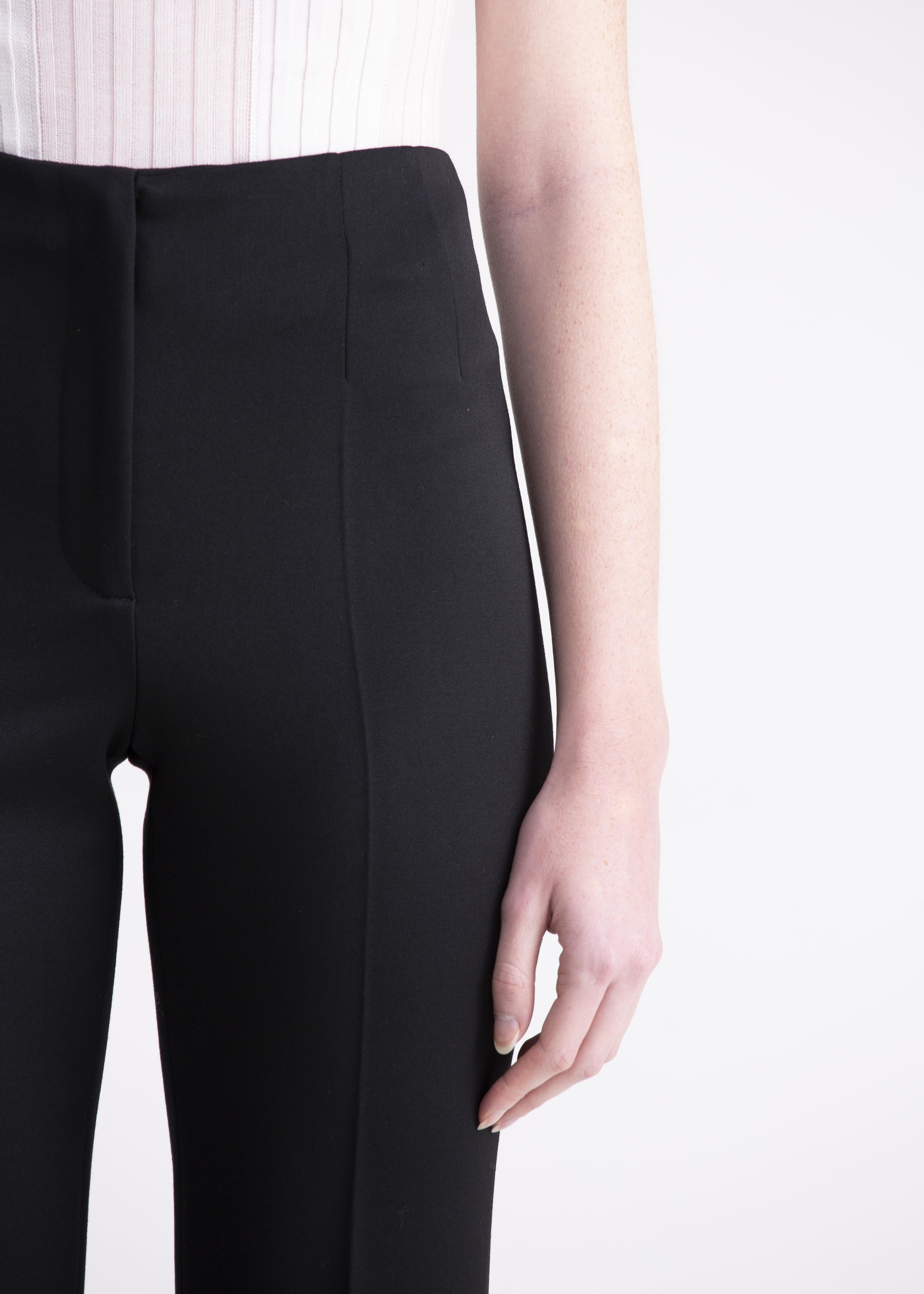 Pantaloni dritti classici neri PN02-23ROA1023999 GENTE