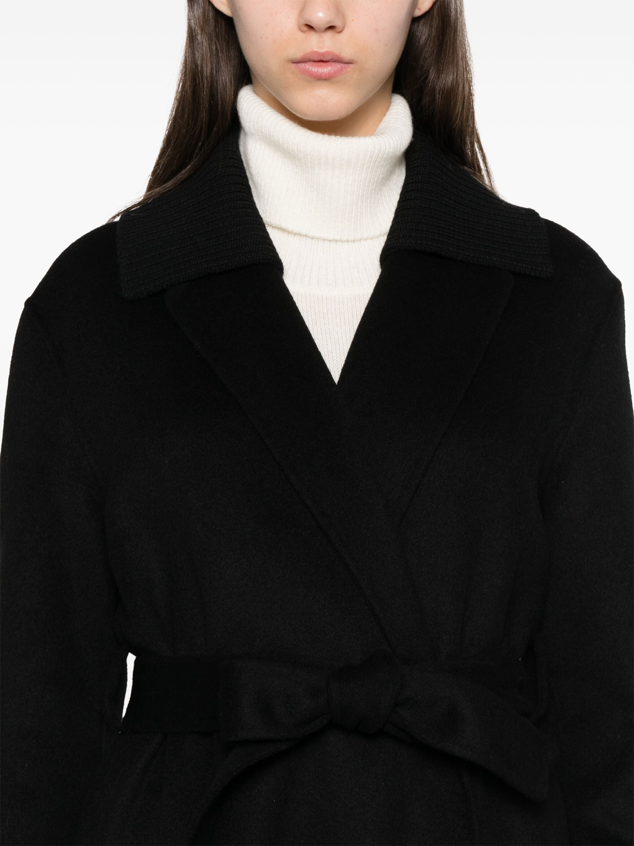 Cappotto lungo con cintura in vita LEAK24D430890L013 P.A.R.O.S.H.