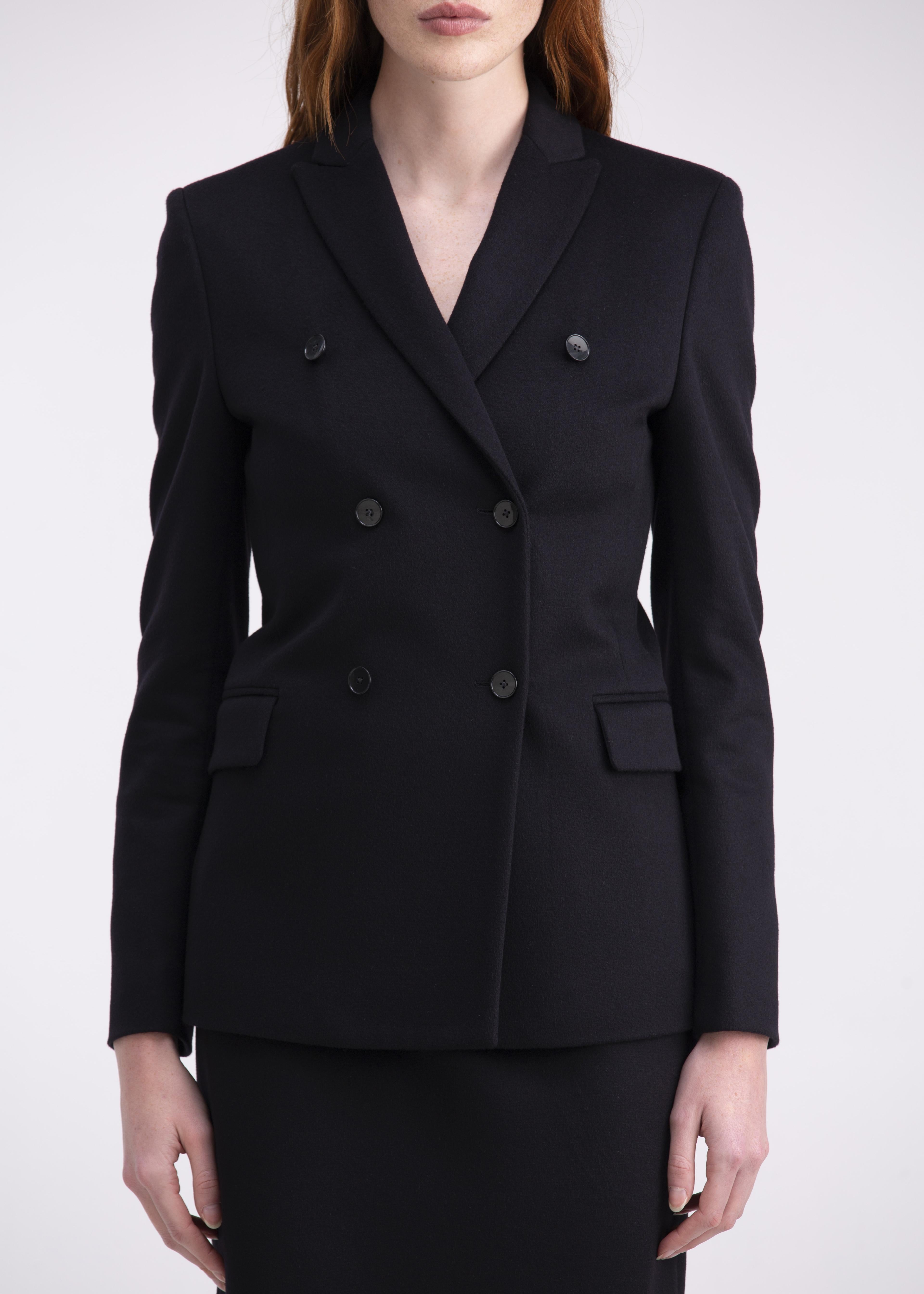 Giacca doppiopetto 6 bottoni blu notte GC03ROA1012800 GENTE