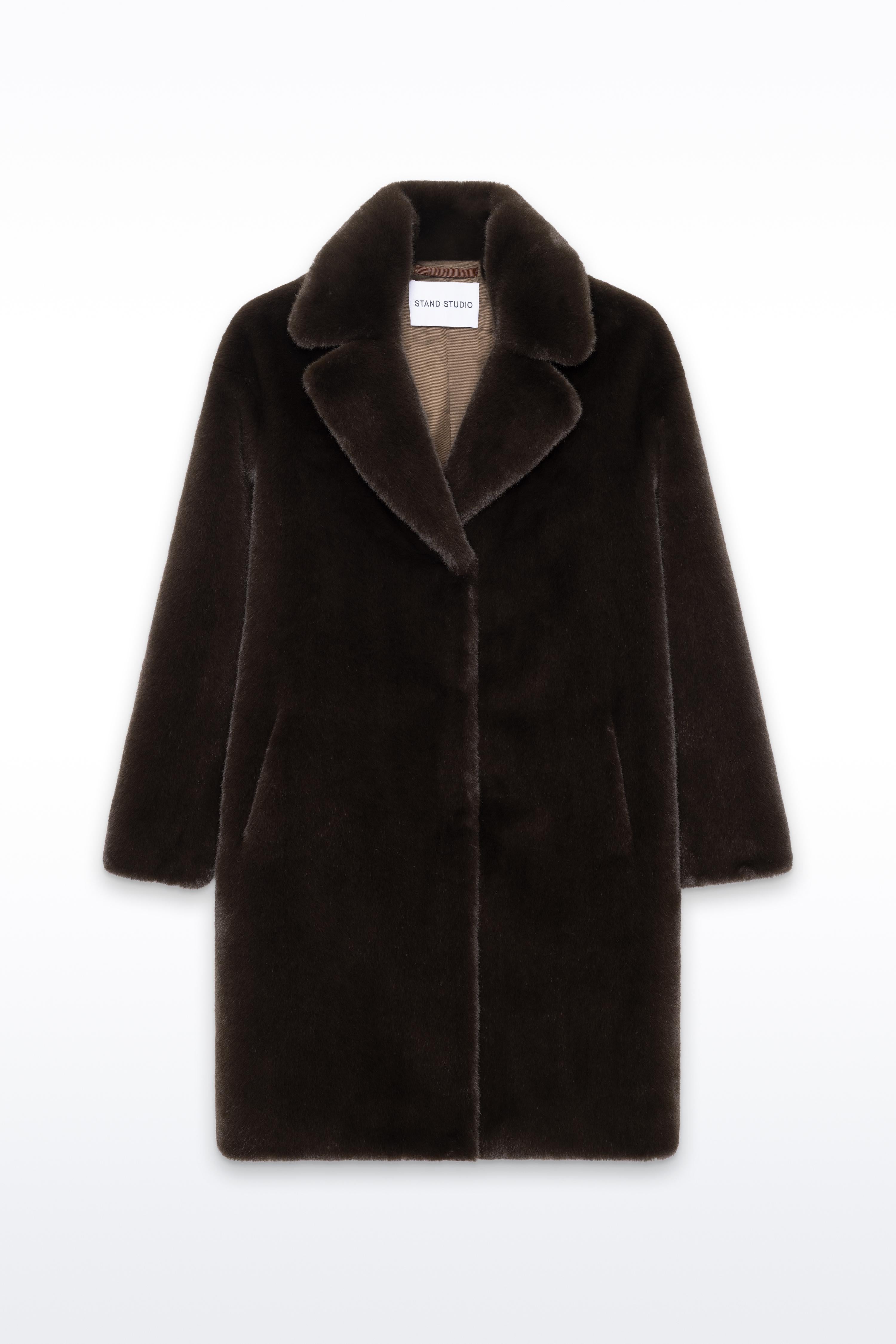 Cappotto Camille marrone 61137907087200 STAND STUDIO