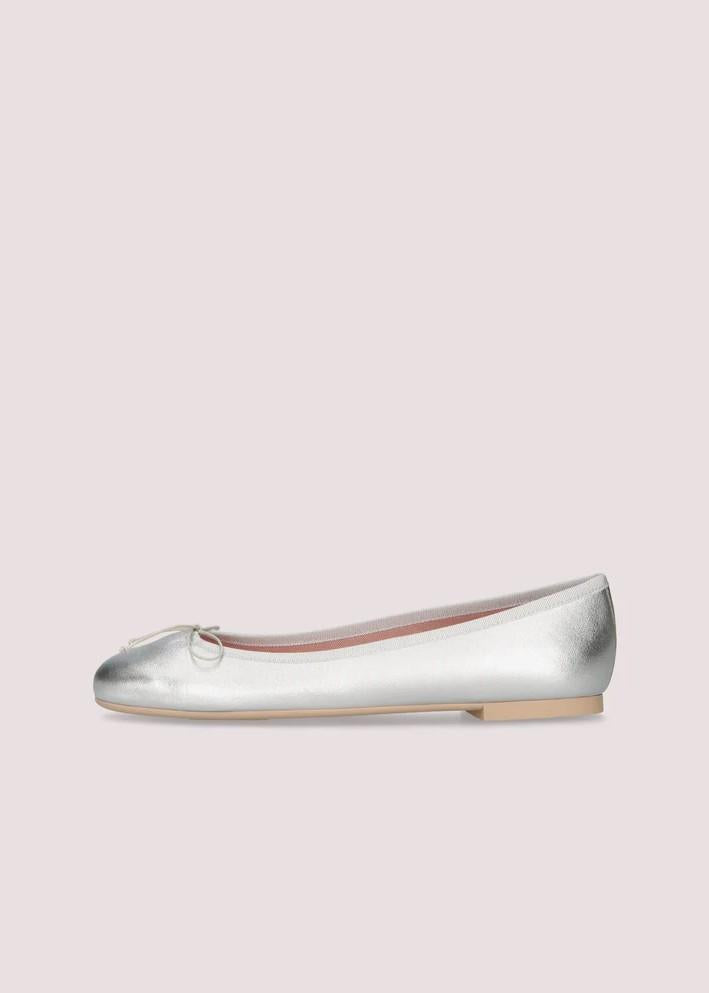 Pretty Ballerinas Ballerine Nicole Argento in Pelle 50322044SILVER PRETTY BALLERINAS