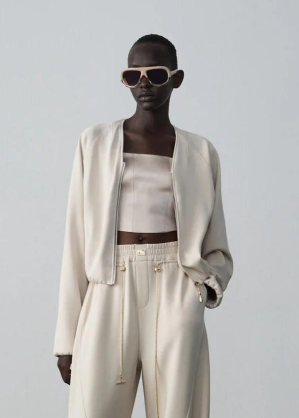 Danamè Giacca Maris Sabbia con Zip 726SS7817FSAND DANAMÉ