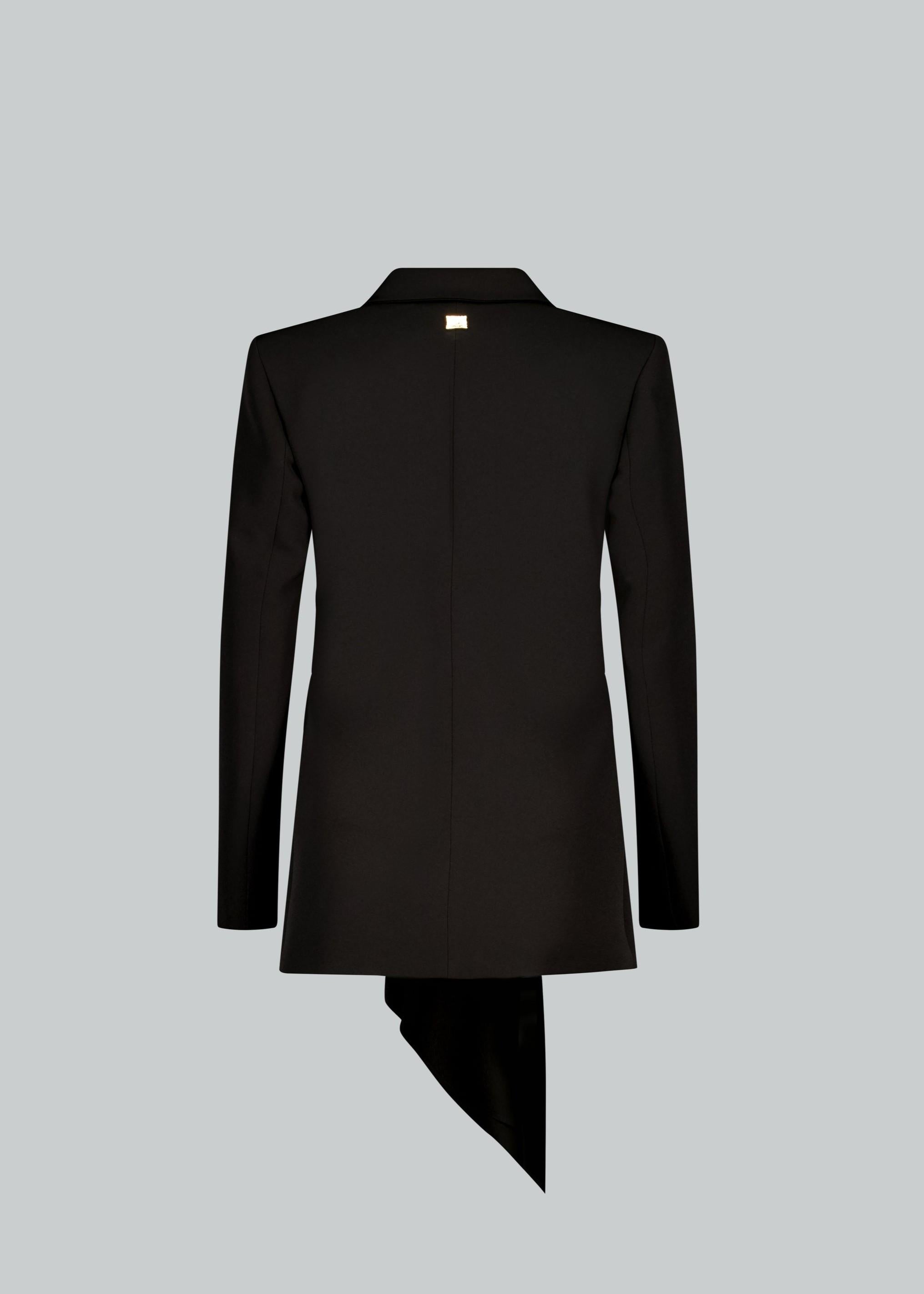 Danamè Blazer Sartoriale Sabrina Nero con cintura 126SS1804CBLACK DANAMÉ