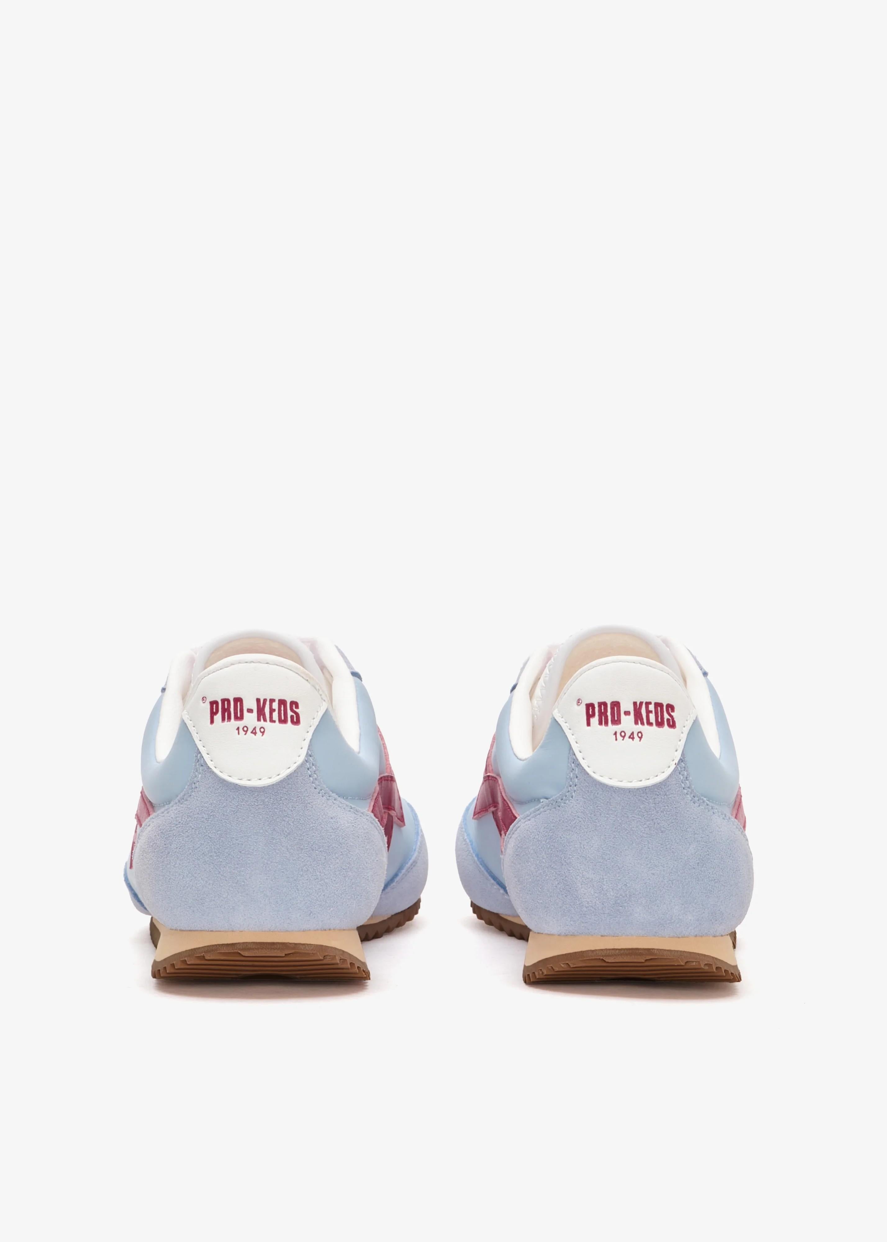 Sneakers Racer 77 in Nylon Azzurra e Rossa R7226SLWNSSB00007 PRO KEDS