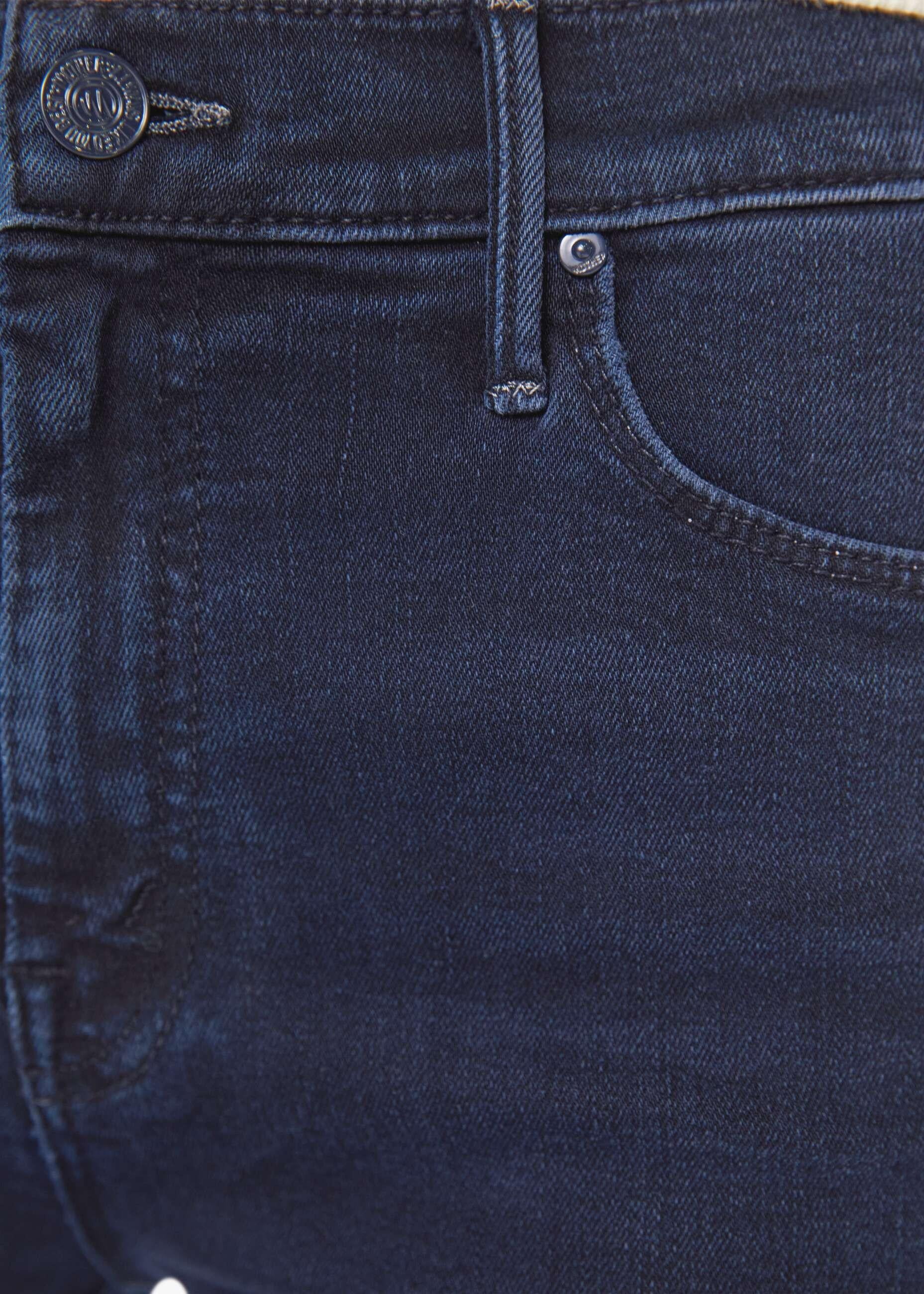 Jeans blu ''The Weekender Fray'' a vita media, a zampa e orlo sfrangiato 1535104/FCMH MOTHER WOMEN