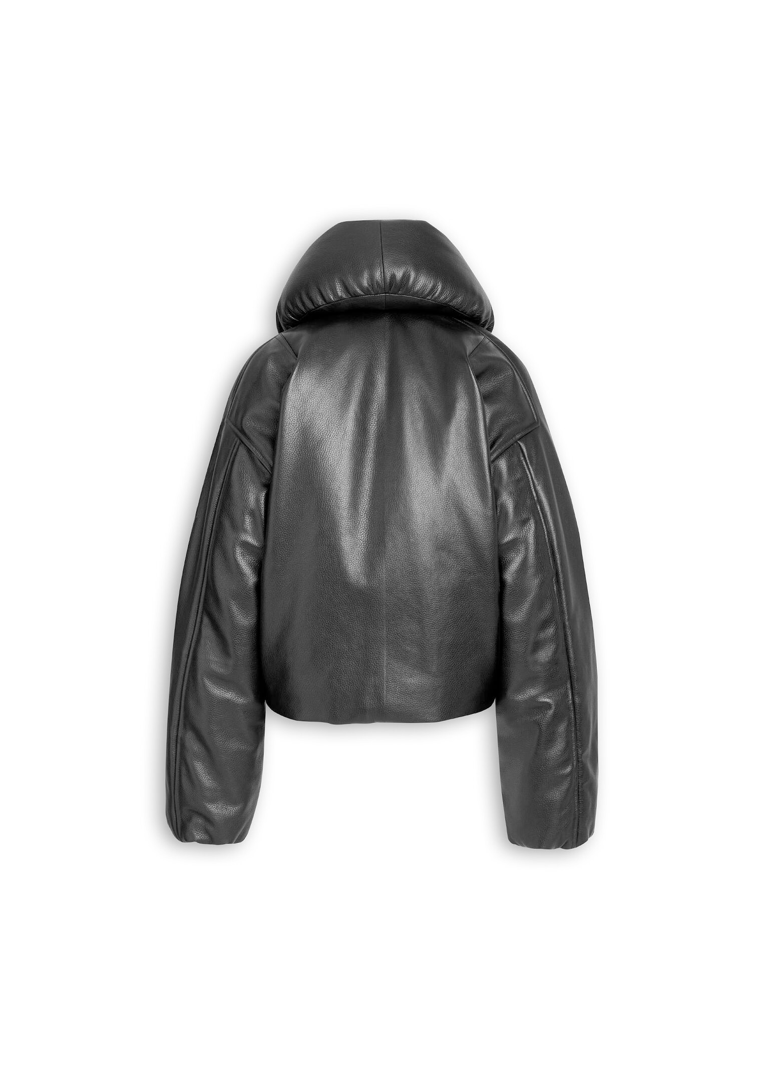 Bomber imbottito in taffetà nero AA9V1163T448B995 ALAÏA