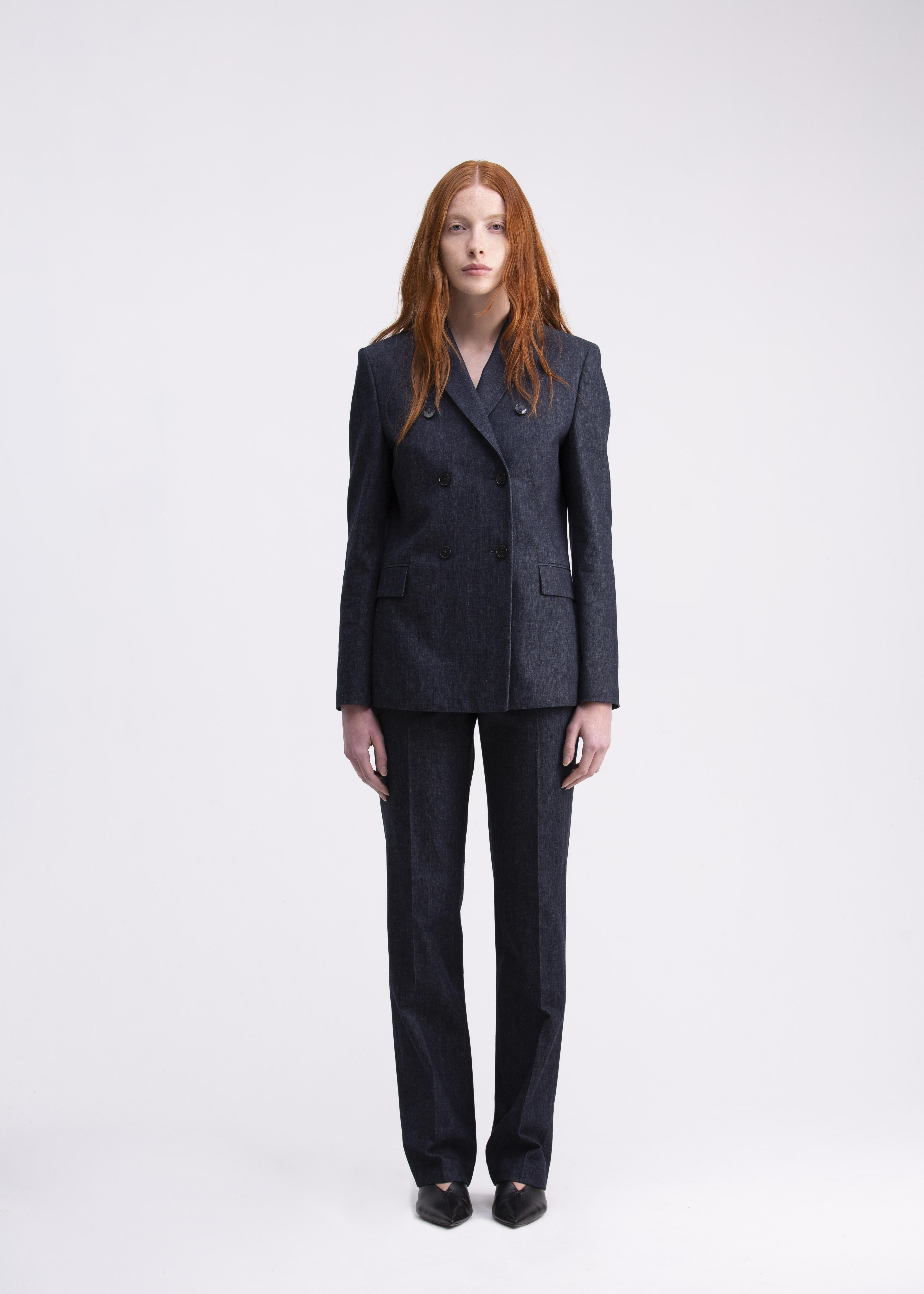 Giacca doppiopetto 6 bottoni denim GC03-22ROA1022T2820 GENTE