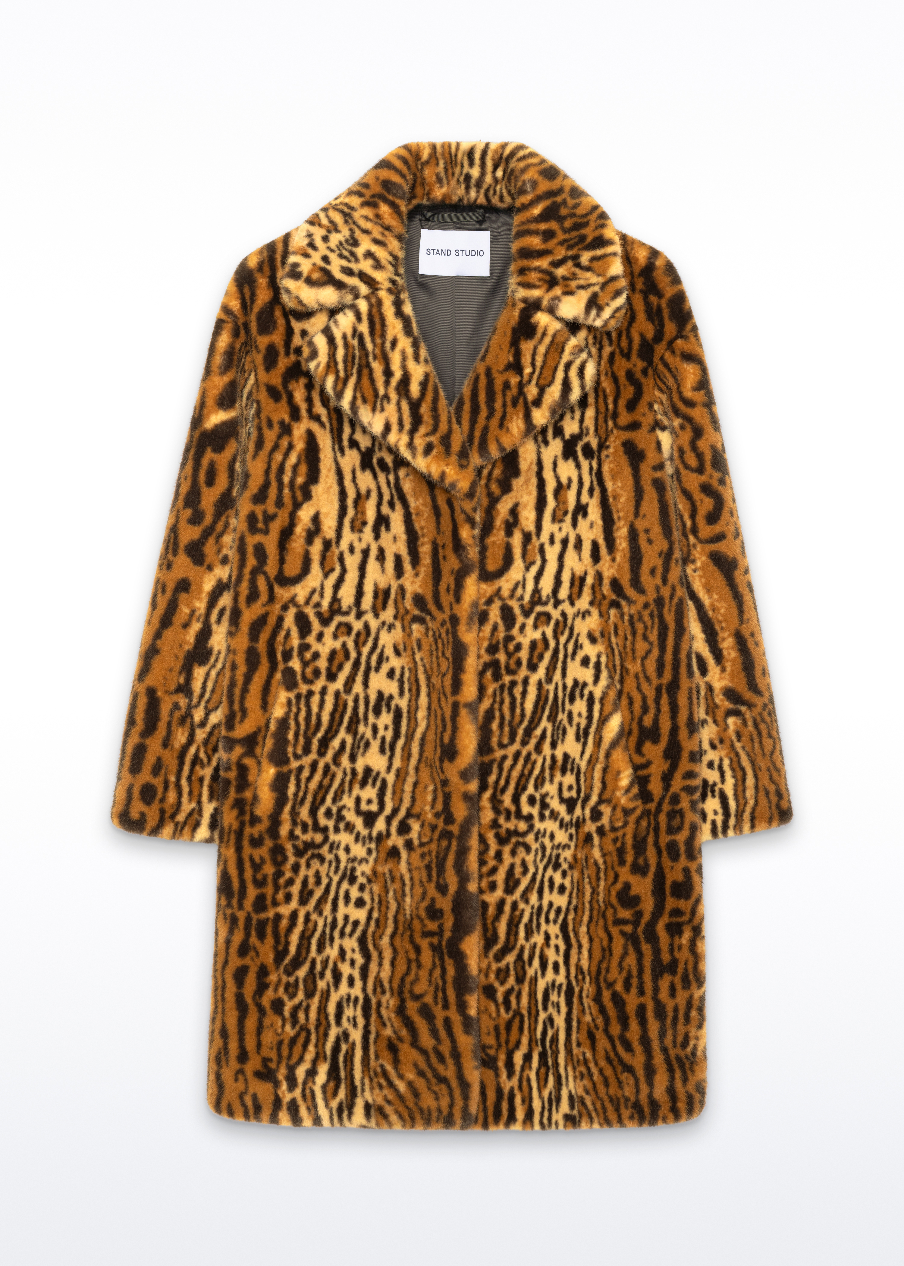 Cappotto Camille leopardato 61137907040200 STAND STUDIO