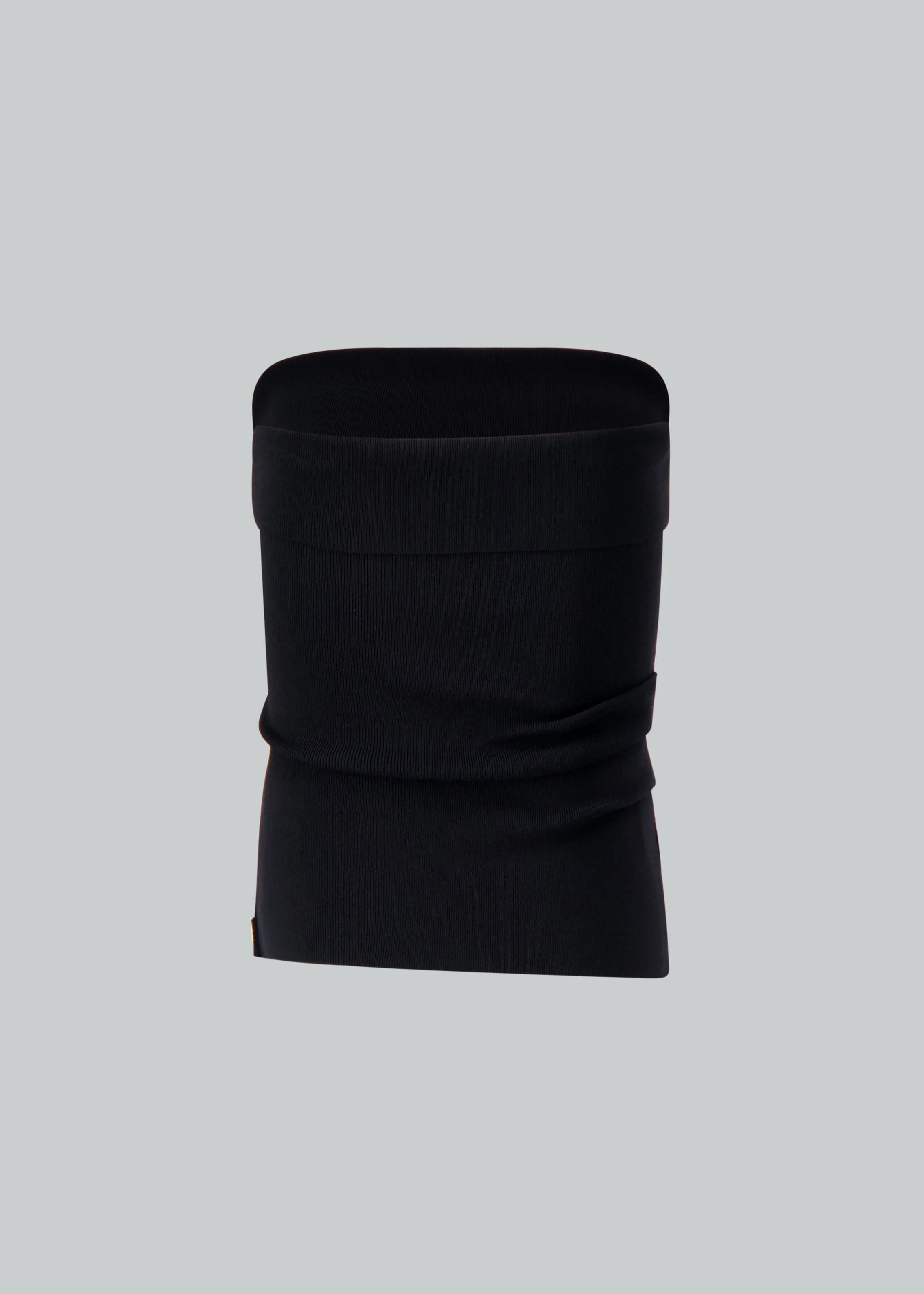 Danamè Top Dione Nero senza spalline 426SS4807KBLACK DANAMÉ