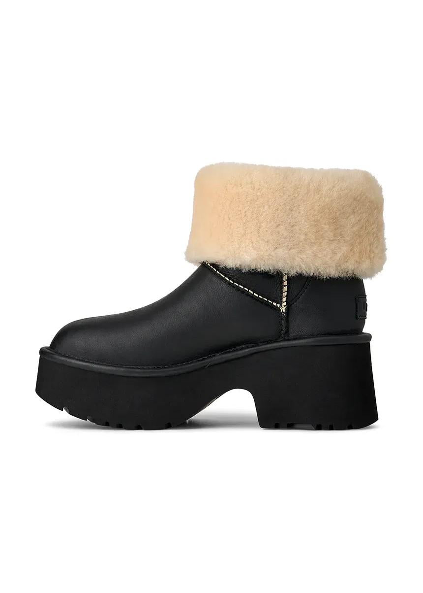 Stivali Ugg Esmee in pelle neri 1172590BLACK UGG