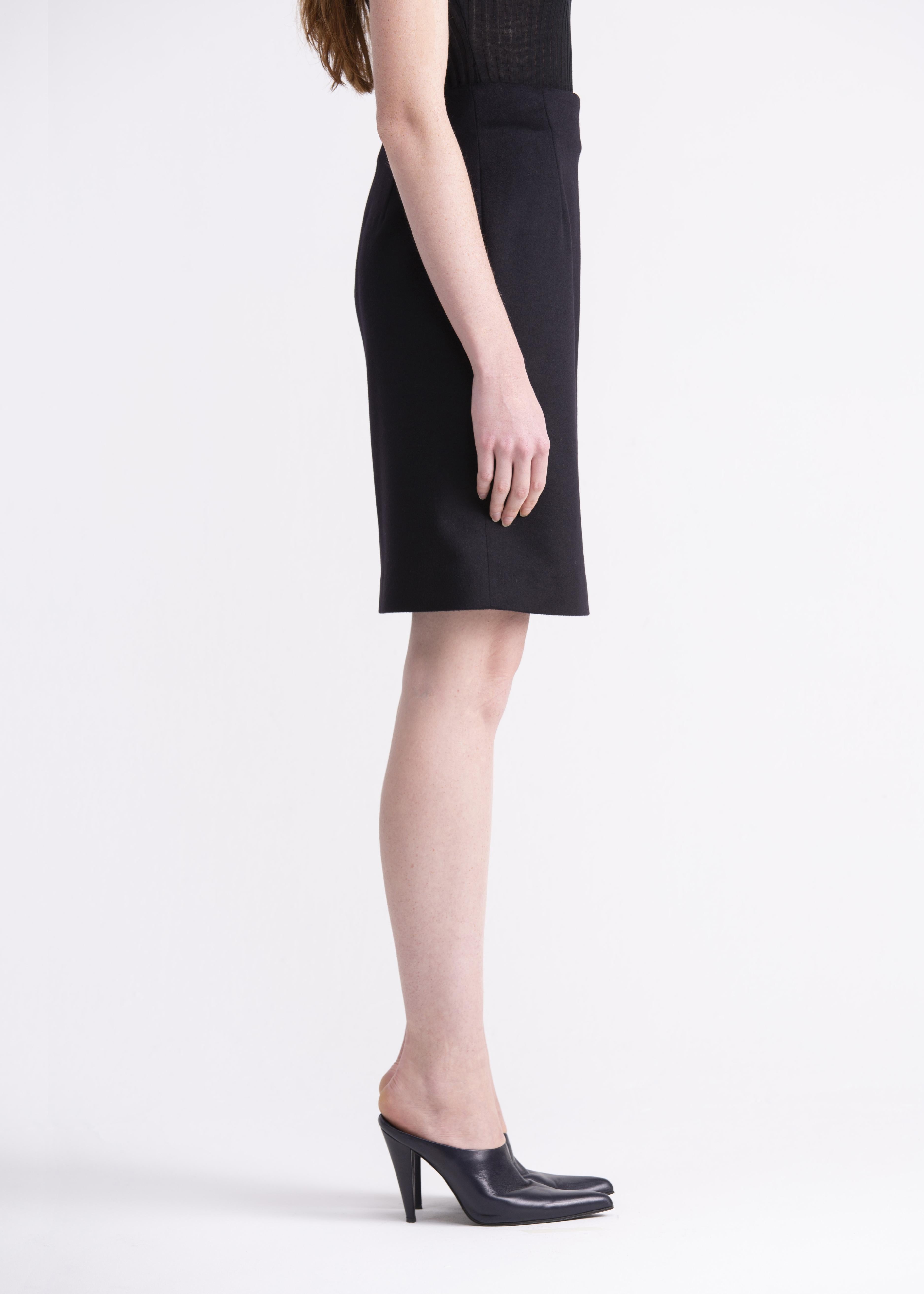 Gonna a tubino classica blu notte GN05ROA1012800 GENTE