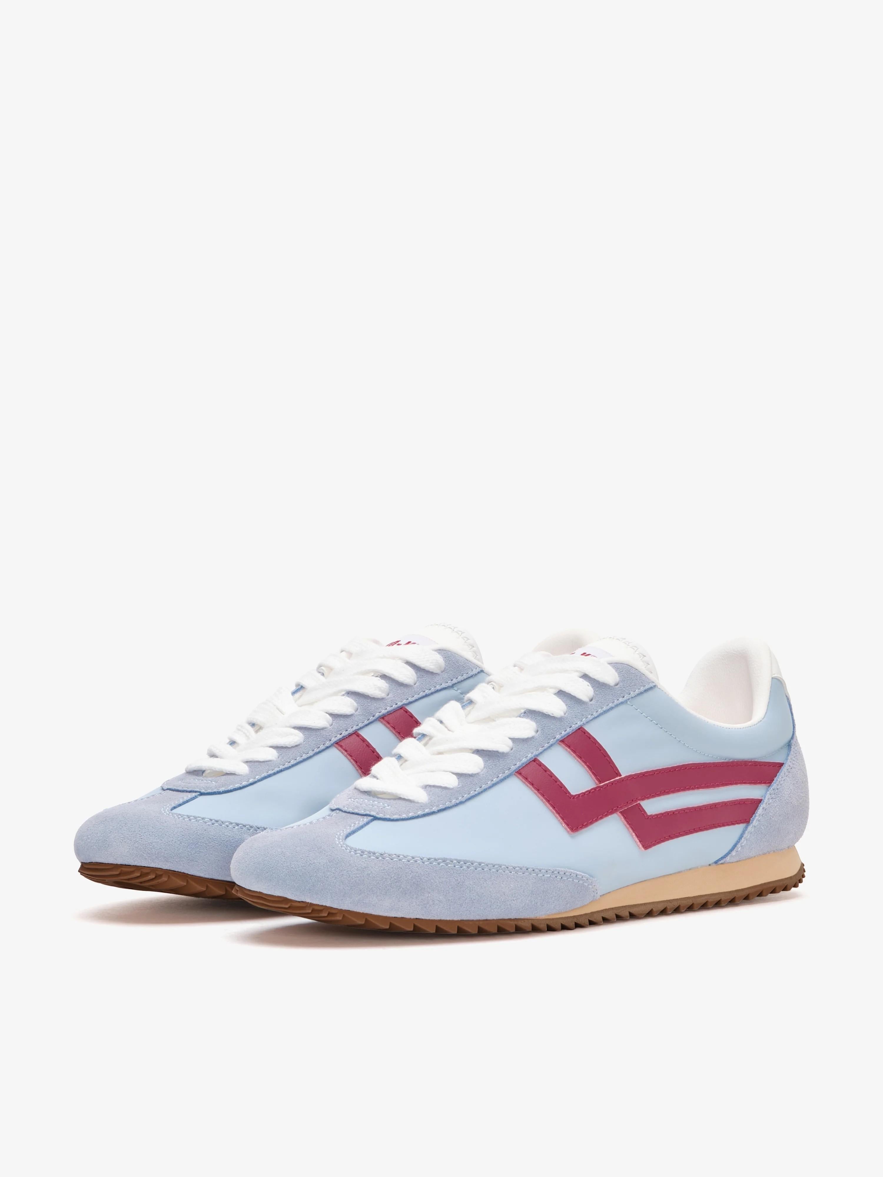 Sneakers Racer 77 in Nylon Azzurra e Rossa R7226SLWNSSB00007 PRO KEDS