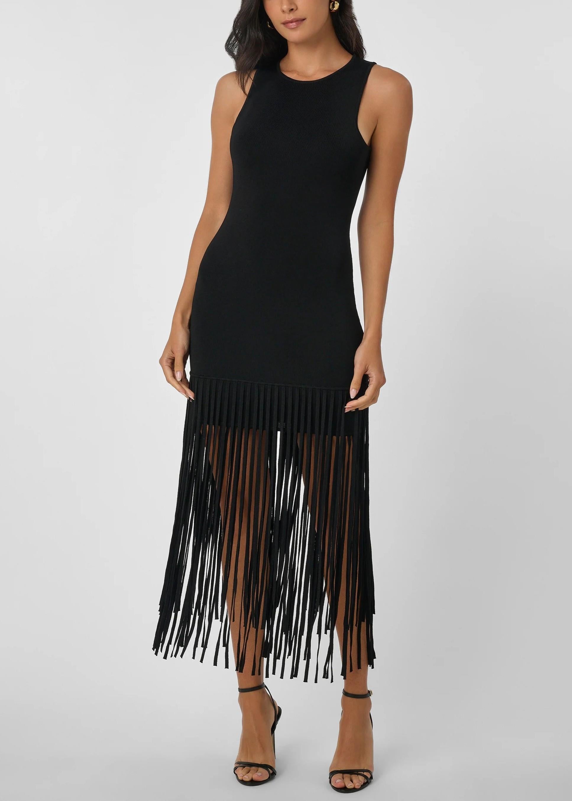 MiniAbito Racer con frange nero TC5100K009JET TOCCIN