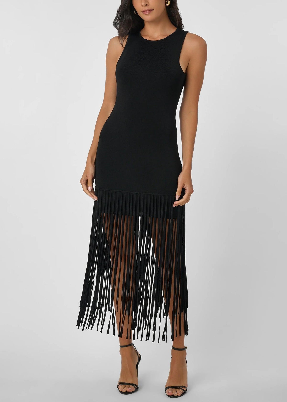 MiniAbito Racer con frange nero TC5100K009JET TOCCIN