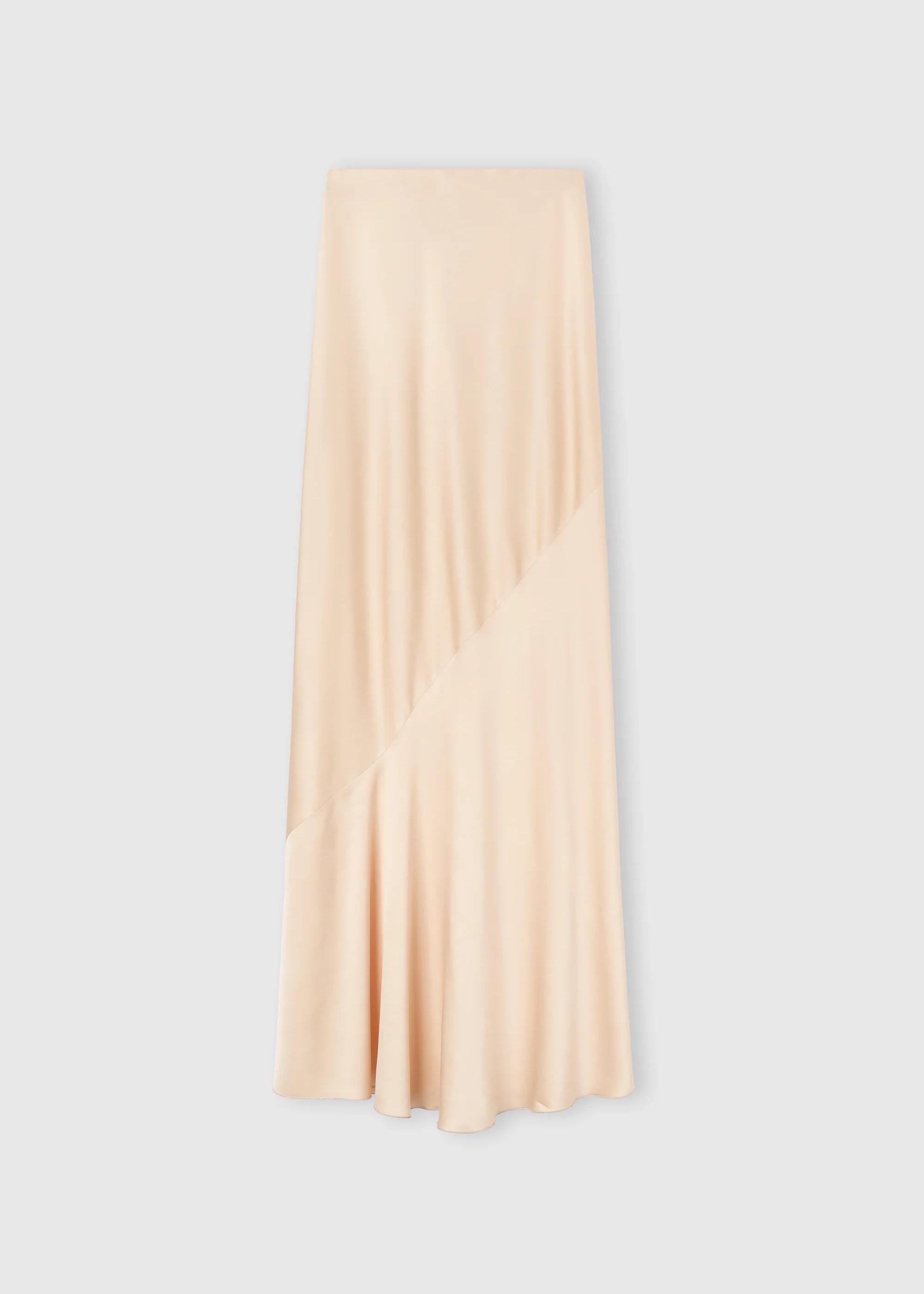 Ermanno Scervino Gonna Lunga Albicocca in Satin opaco di viscosa D482O354HKI20917 ERMANNO SCERVINO