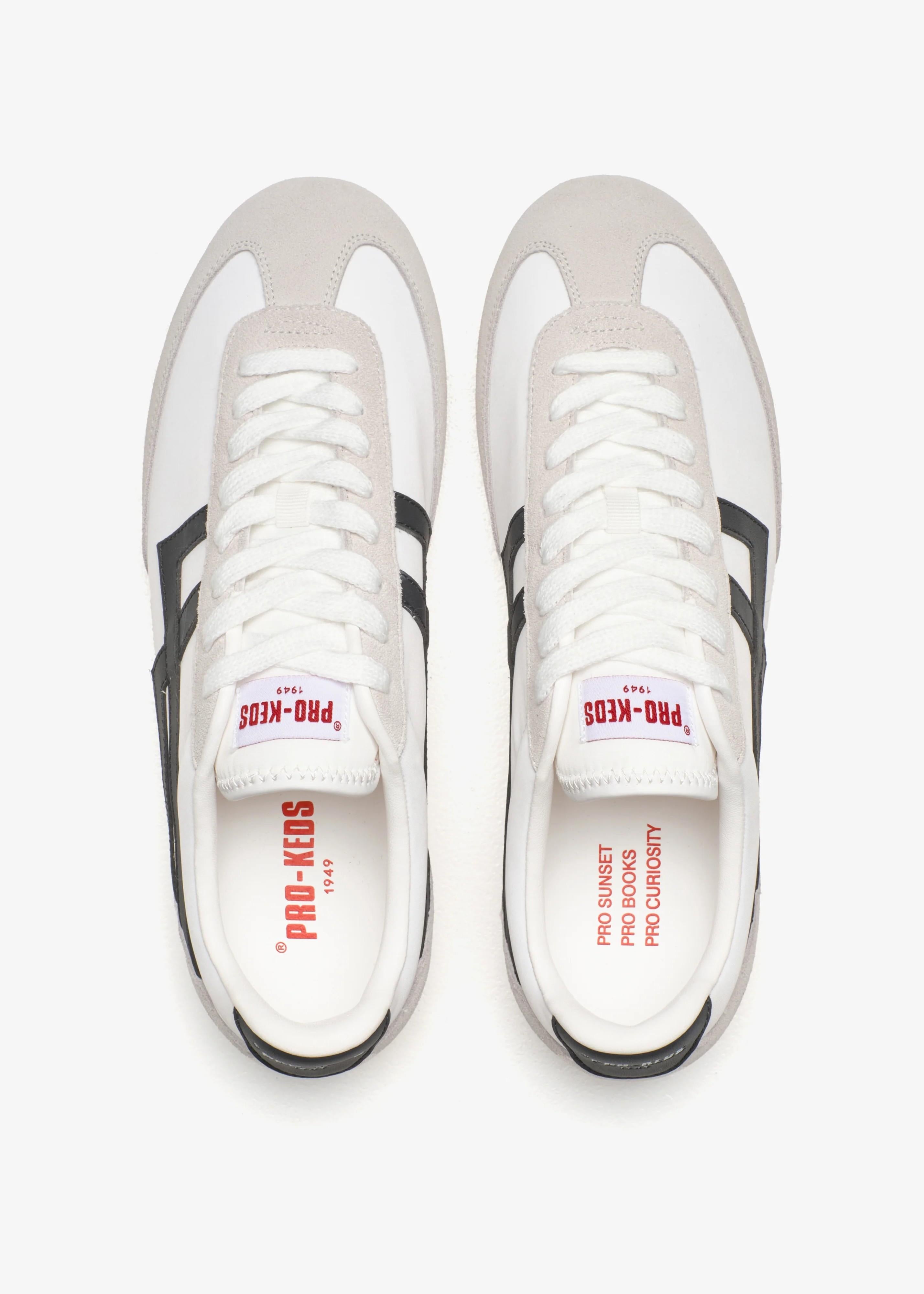 Sneakers Racer 77 in Nylon Bianca e Verde R7226SLWNSWH00004 PRO KEDS