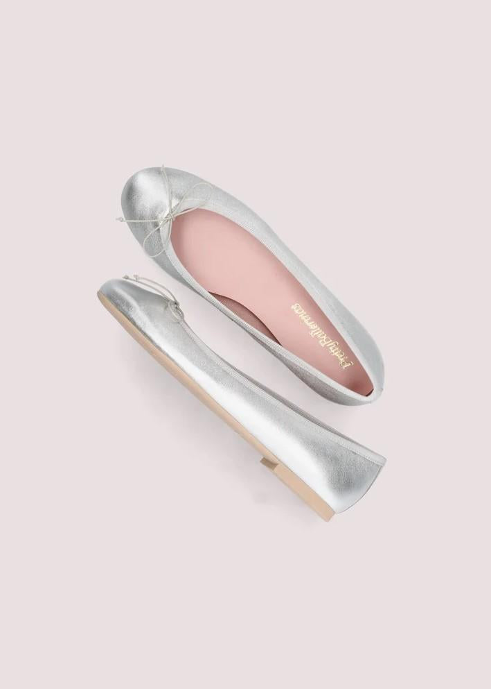 Pretty Ballerinas Ballerine Nicole Argento in Pelle 50322044SILVER PRETTY BALLERINAS