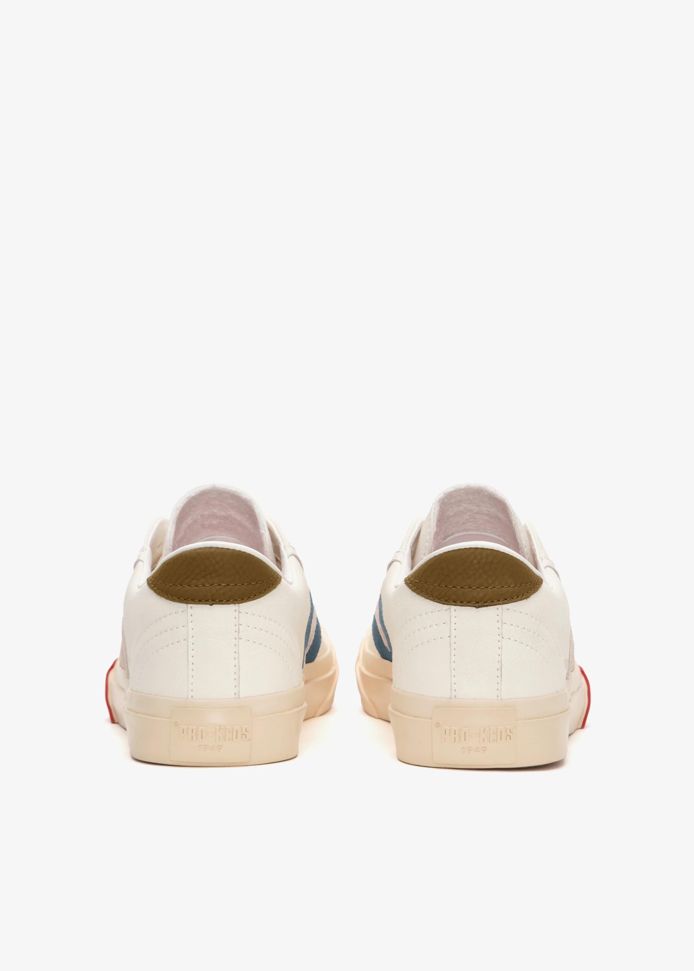 Sneakers Royal Classic in Pelle Crema e Blu Pastello RC226SLWLSWH00009 PRO KEDS