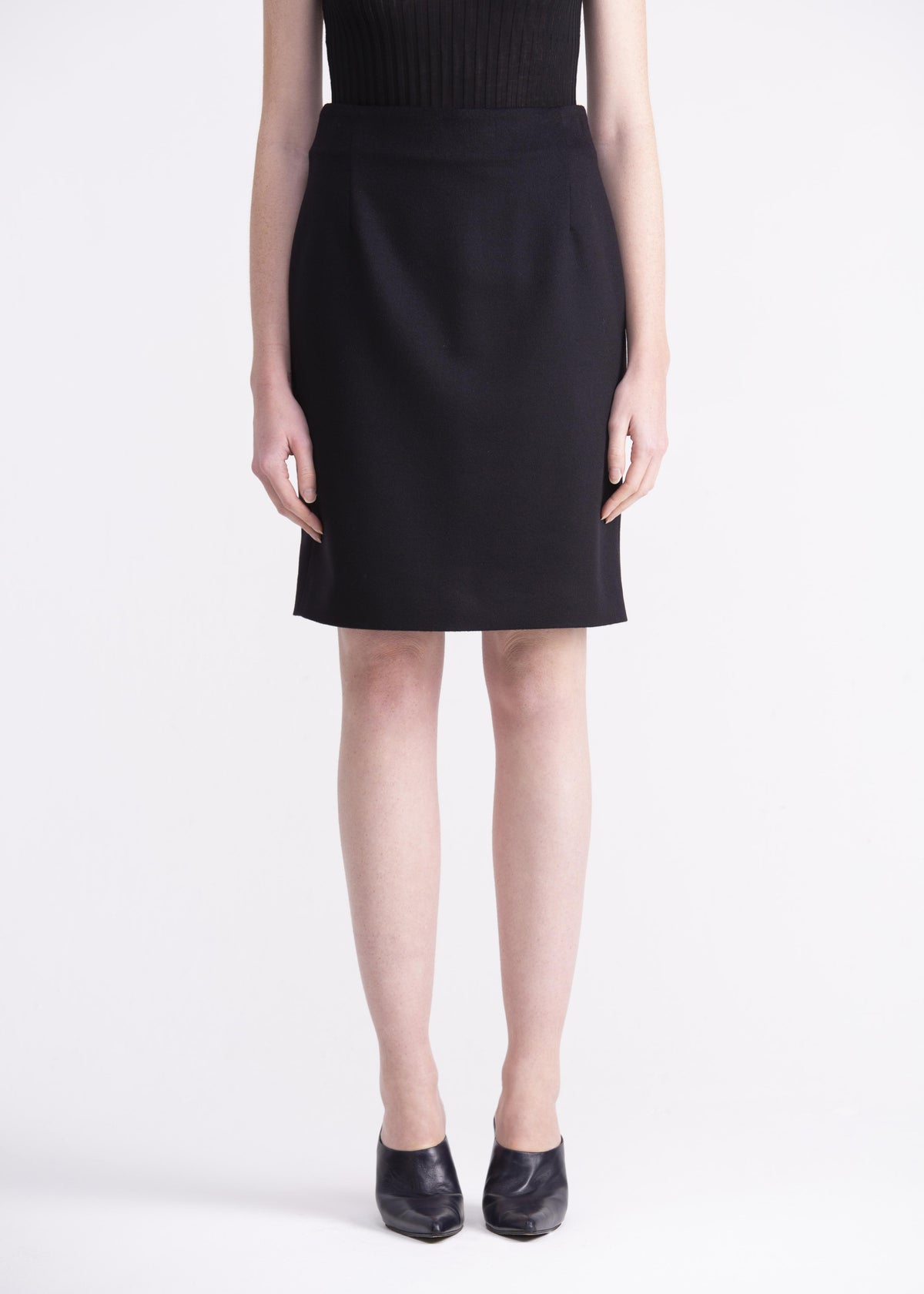 Gonna a tubino classica blu notte GN05ROA1012800 GENTE