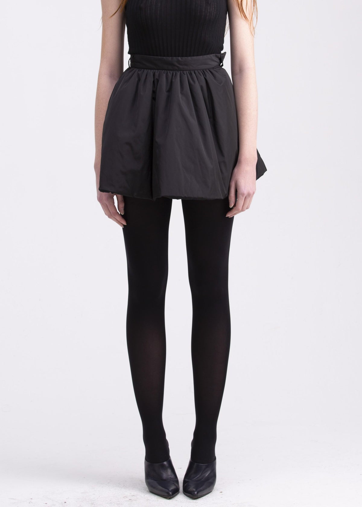 Mini gonna imbottita nera GN04ROA1010999 GENTE