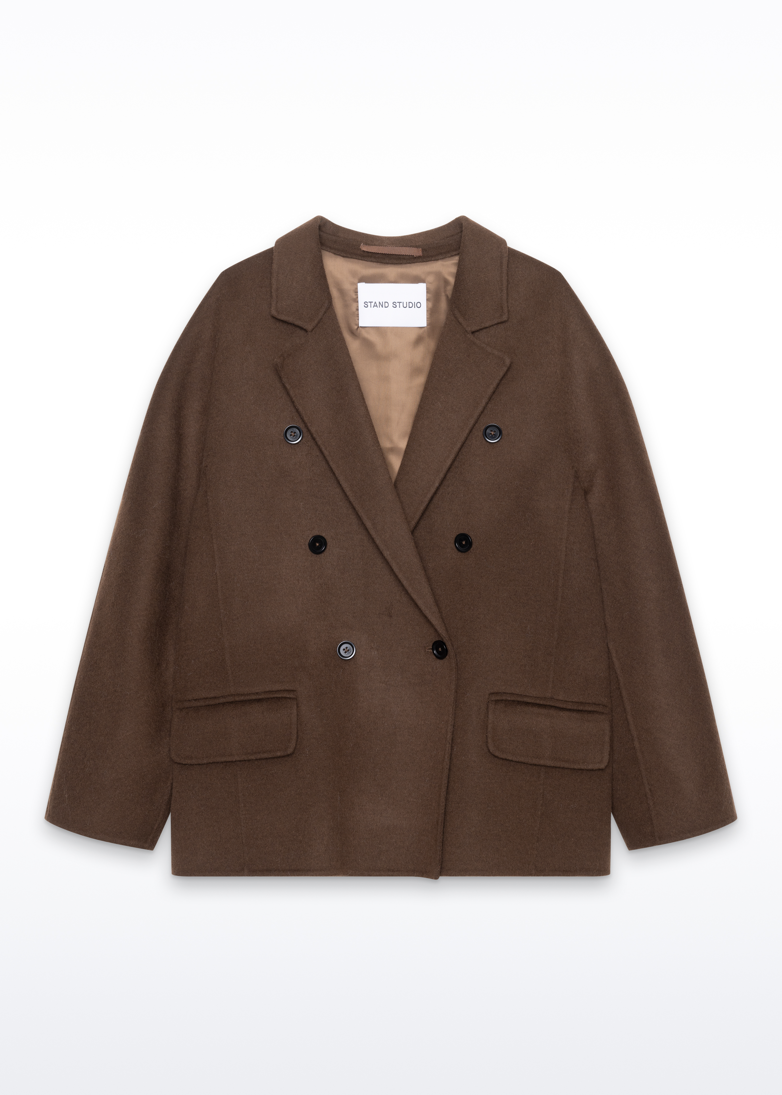 Giacca Naina marrone cioccolato 66602854677920 STAND STUDIO